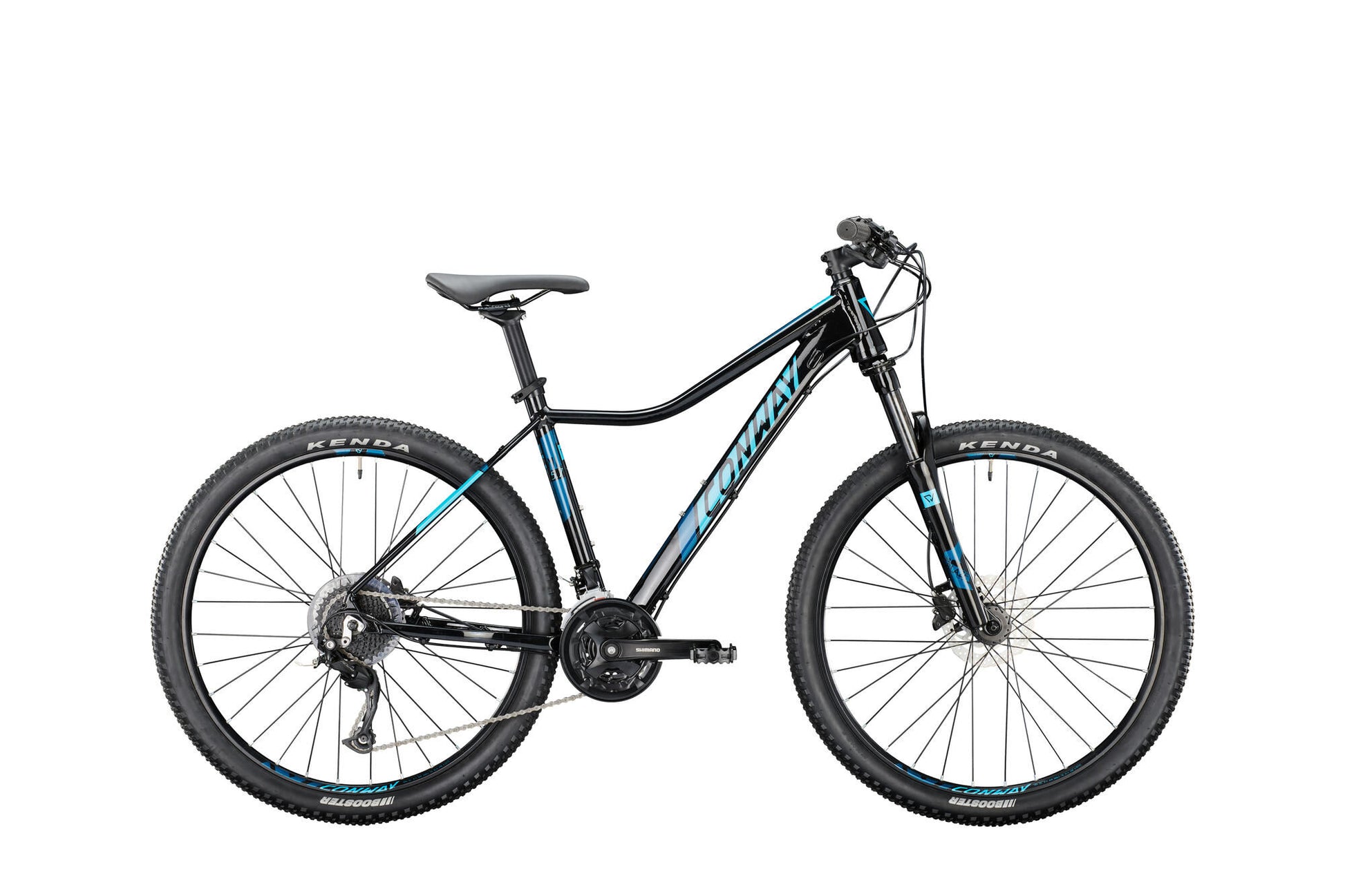 Conway mtb hardtail ml 5.7 mod. 24 bike ml 5.7 la. 27 m 27sp blk met. turq. met.