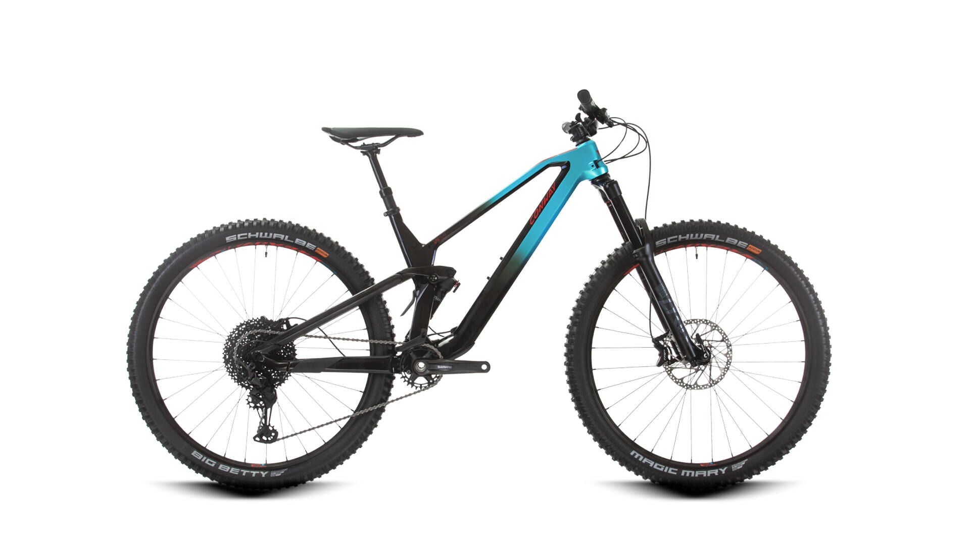 Conway mtb full-suspension wme 5.9 mod. 22 bike conw.wme 5.9 29 40 full sus.12sp turq. red