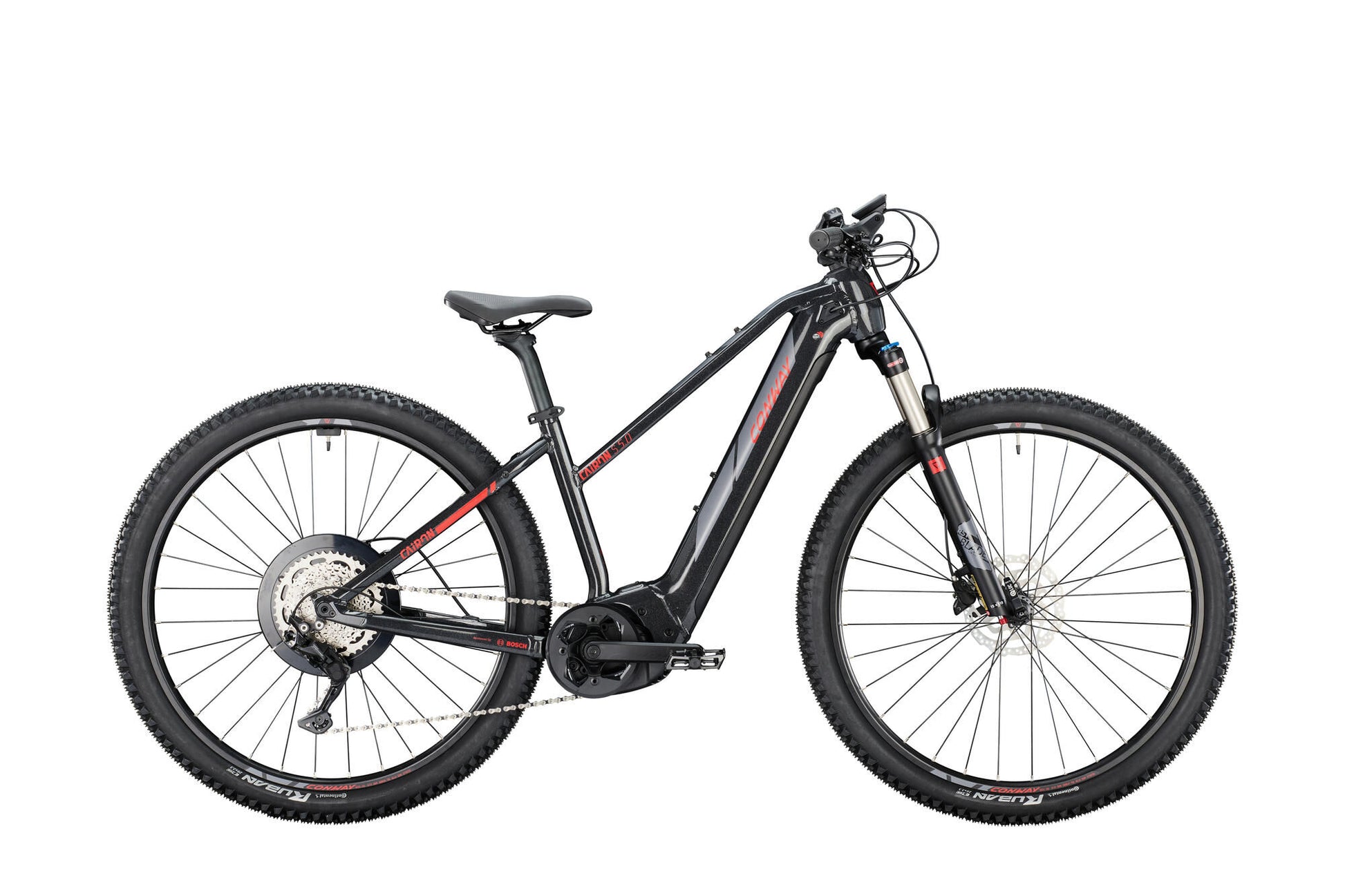 Conway elektrische mtb hardtail cairon s 5.0 mod. 24 ebike conw.cairon s 5.0 29 49 trap. 9sp black red
