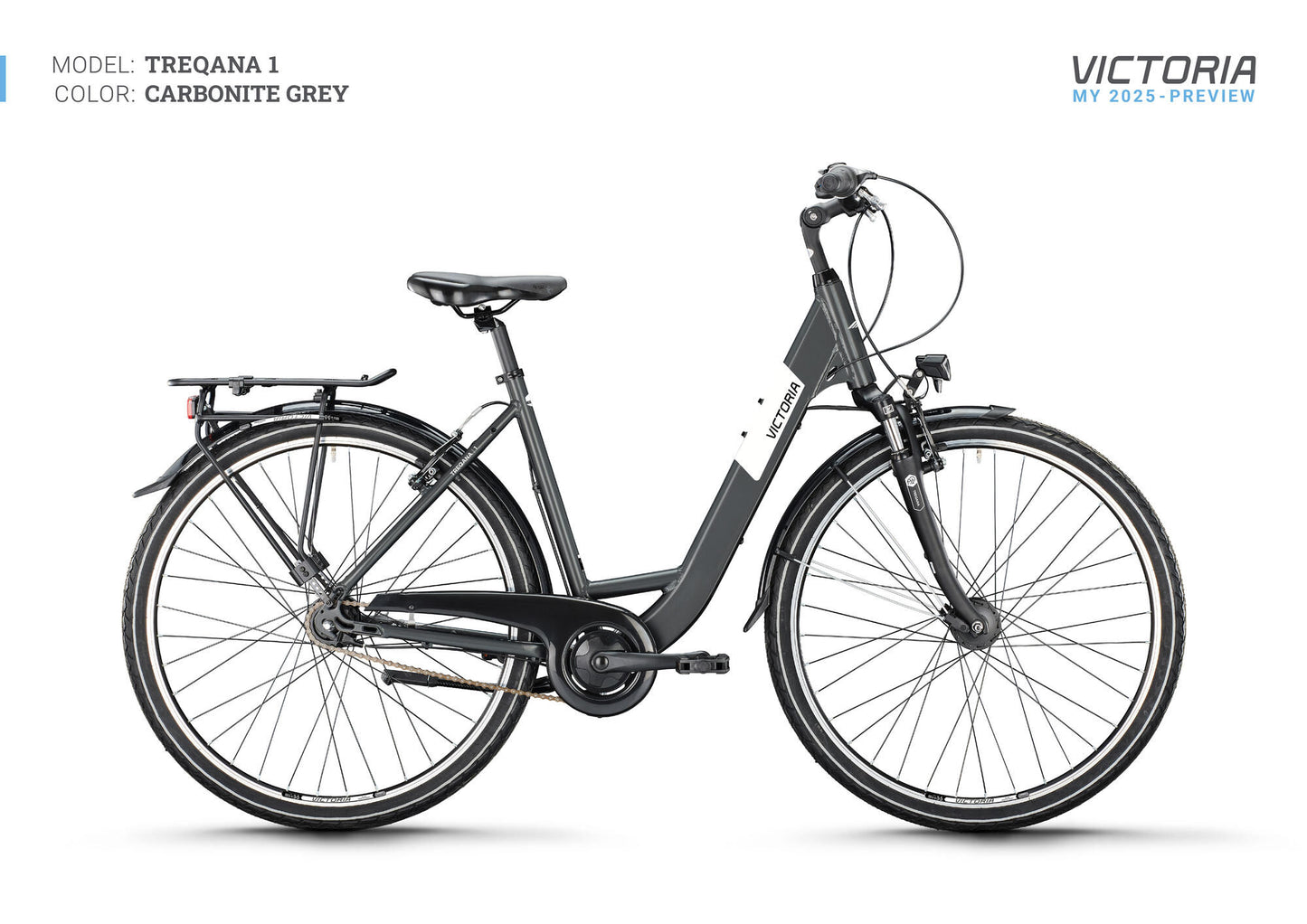 Victoria trekkingfiets treqana 1 (#1) wheel treqana 1 28 45 wave 7gg carb. grey