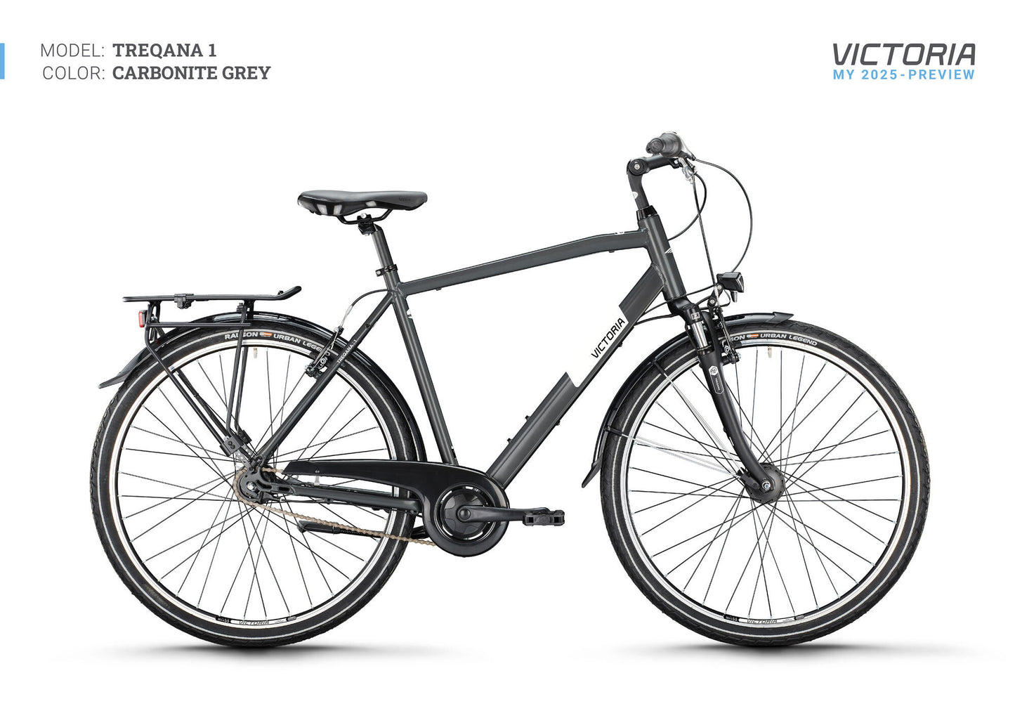 Victoria trekkingfiets treqana 1 (#1) wheel treqana 1 28 48 he. 7gg carb. grey