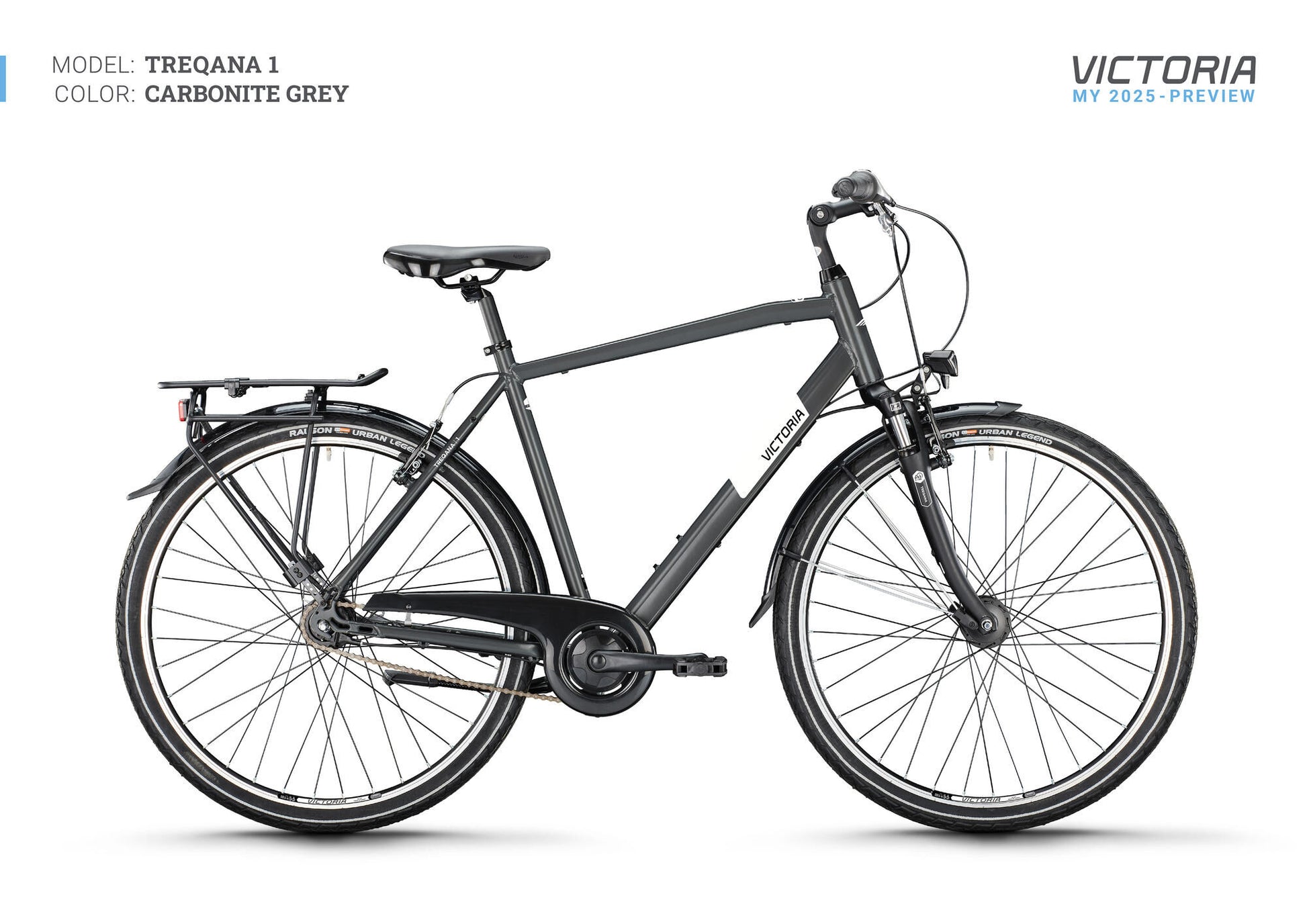 Victoria trekkingfiets treqana 1 (#1) wheel treqana 1 28 61 he. 7gg carb. grey