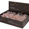 Decoris kerstballen mix kunststof 8cm 12st roze