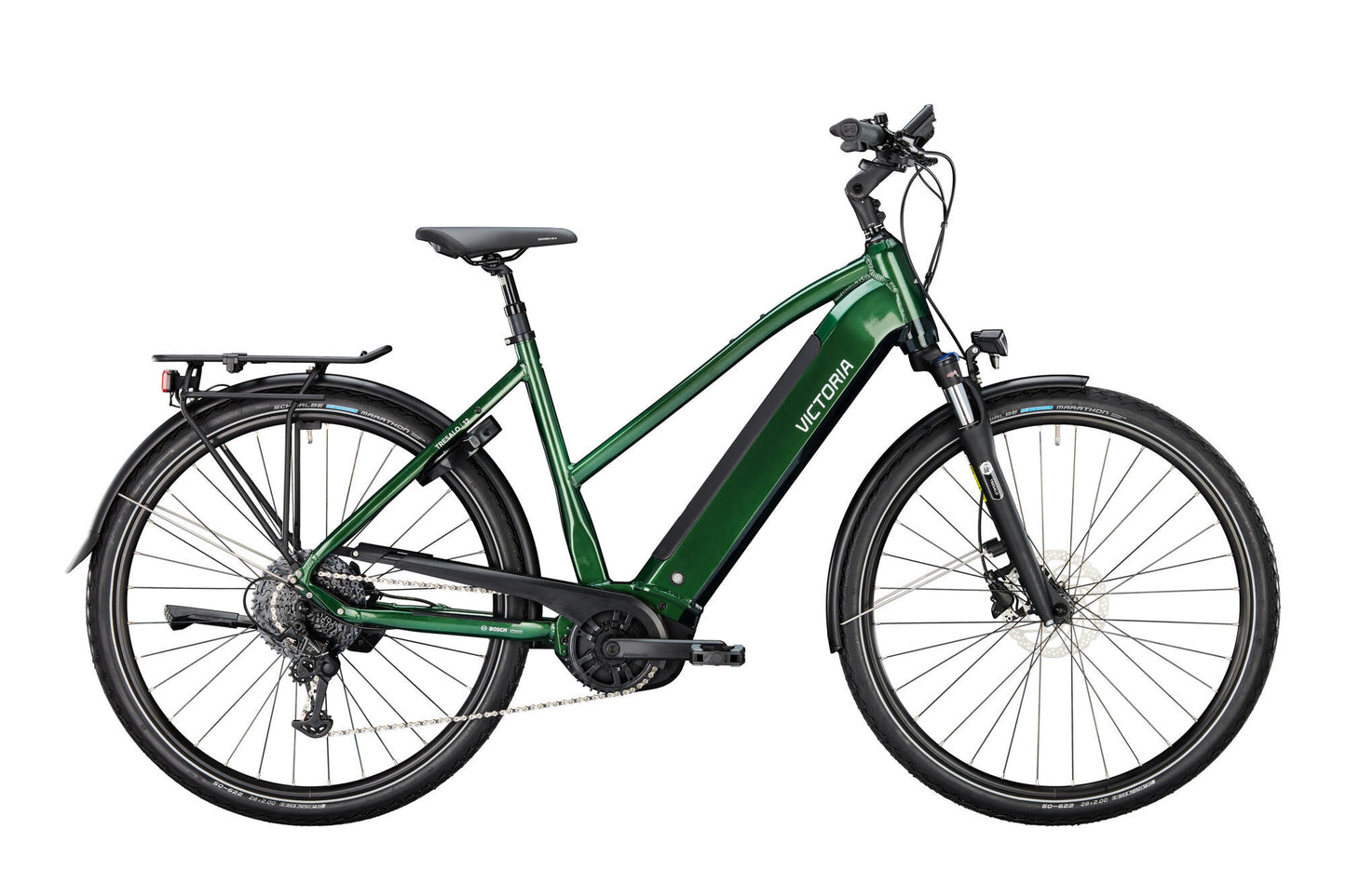 Victoria elektrische trekkingfiets tresalo 12 (#1) ebike vict. tresalo 12 28 53 9sp trap. green