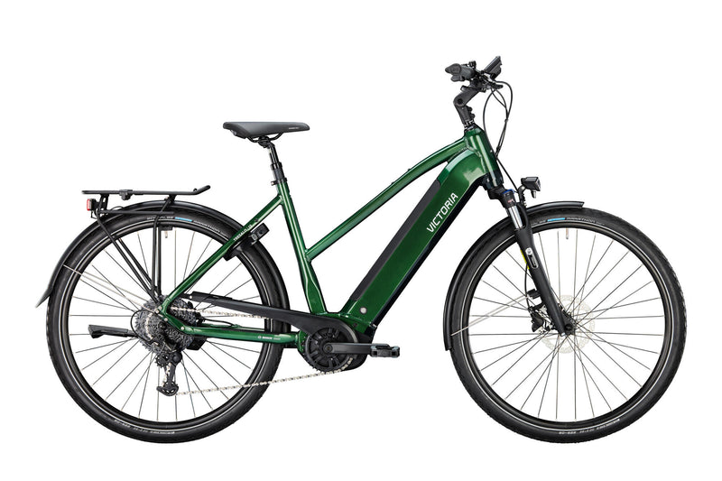 Victoria elektrische trekkingfiets tresalo 12 (#1) ebike vict. tresalo 12 28 53 9sp trap. green