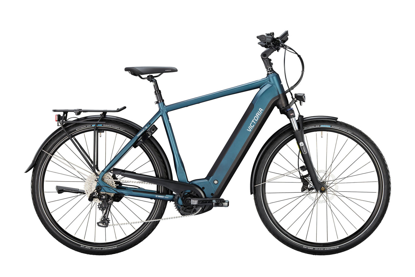 Victoria elektrische trekkingfiets tresalo 14 mod. 24 ebike vict.tres. 14 28 60 diam. 10sp dark night