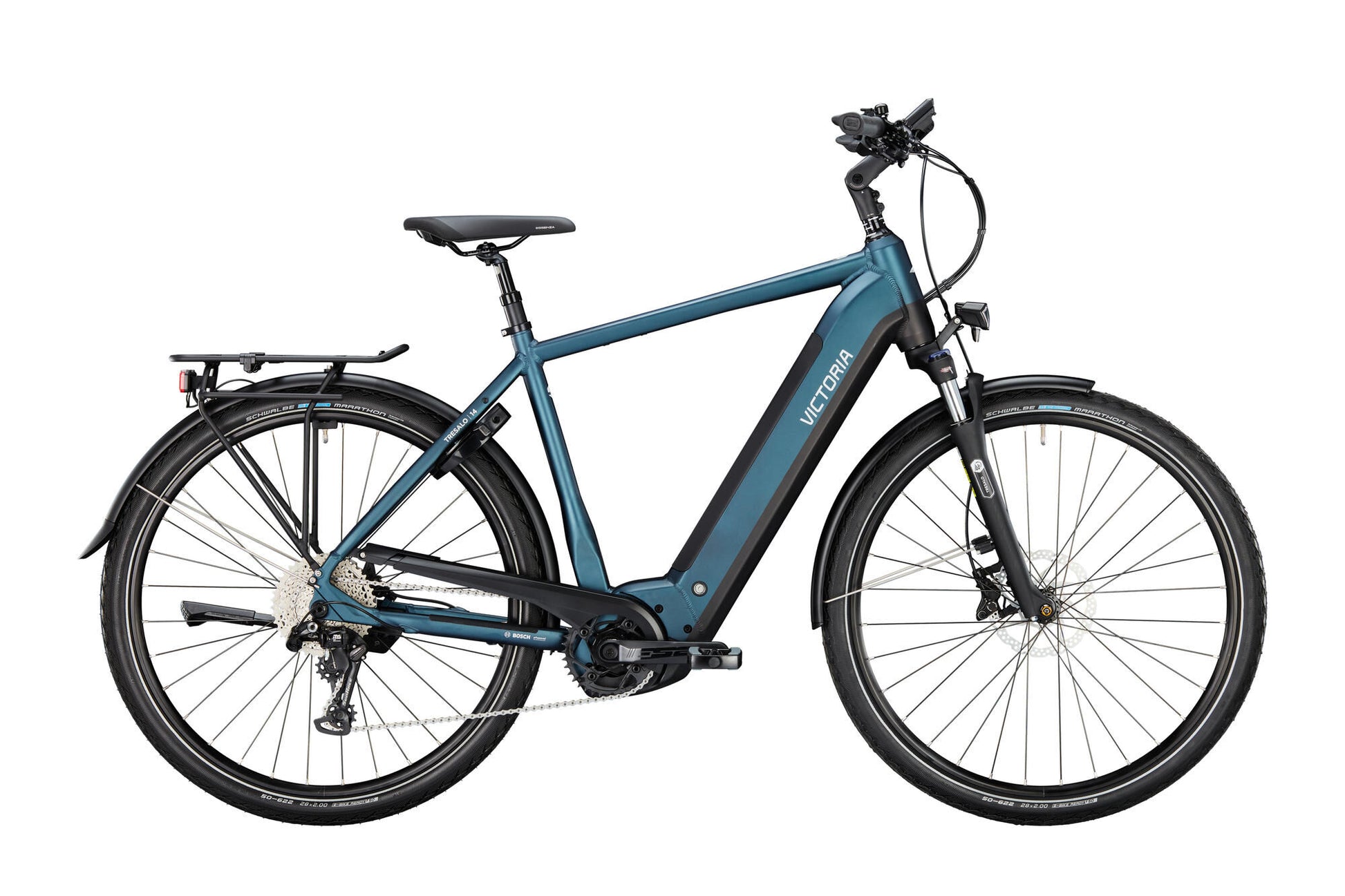 Victoria elektrische trekkingfiets tresalo 14 mod. 24 ebike vict.tres. 14 28 60 diam. 10sp dark night