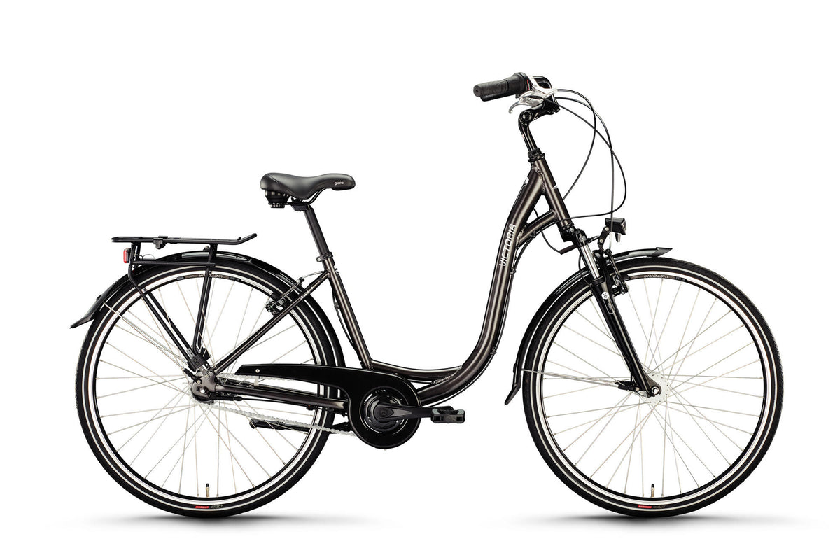 Victoria stadsfiets classic 7 mod. 24 bike vict.classic 7 28 45 low entry 7sp anthr.