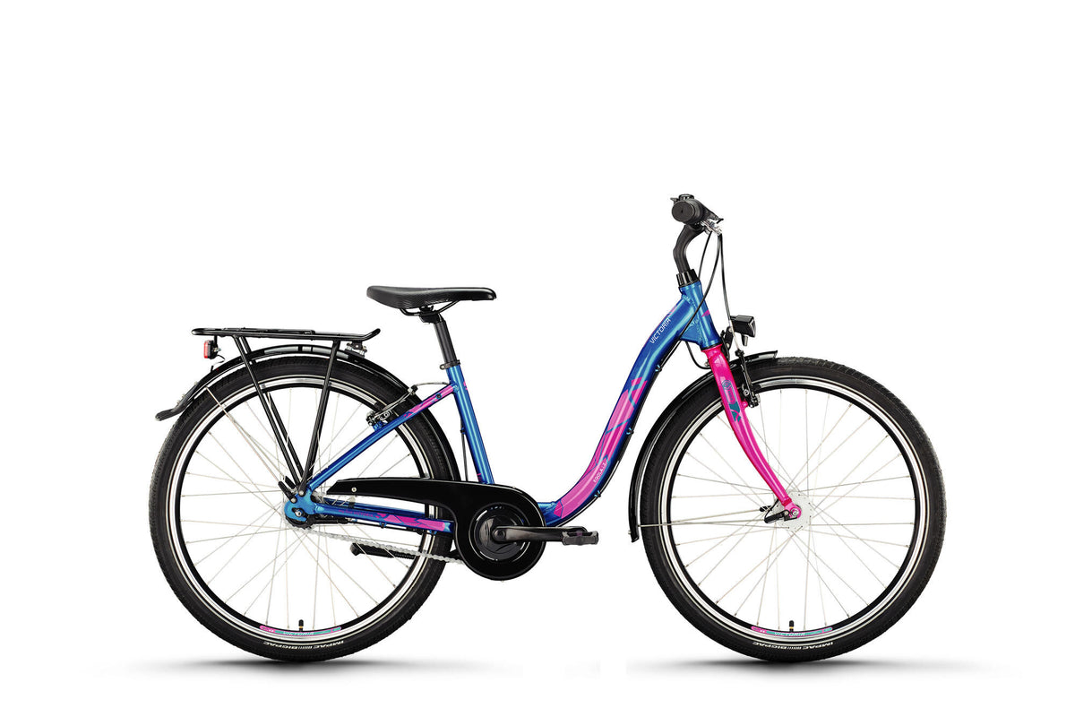 Victoria jeugdfiets eqola 7 mod. 24 bike vict.eqola 7 26 44 low entry 7sp car.blue