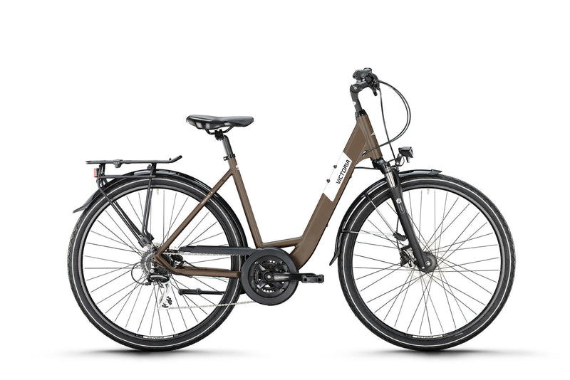 Victoria trekkingfiets treqana 4 mod. 24 bike vict.treqana 4 28 46 wave 24sp earth grey