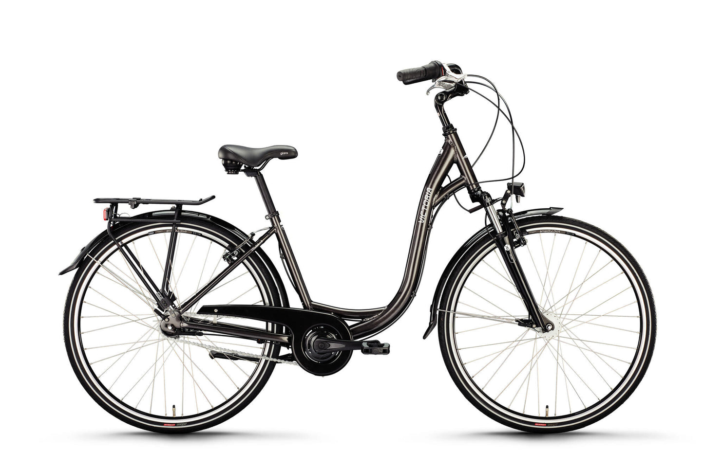 Victoria stadsfiets classic 3 mod. 24 bike vict.classic 3 28 55 low entry 3sp anthr.