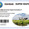Producten uierdoek melkdoek super wafel 100 katoen 45x45cm 4 zijdig