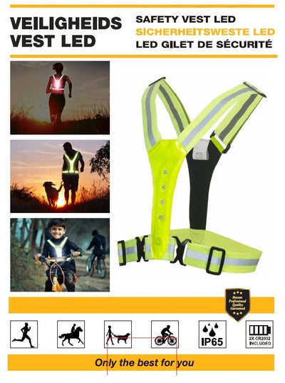 Enzo producten signalisatievest veiligheidsvest led