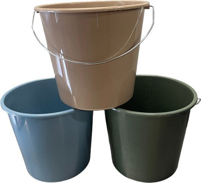 Producten huishoudemmer kunststof 5 liter eco kleuren