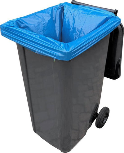 Producten containerzakken ldpe 65 25 x 140cm t 70 blauw 240ltr