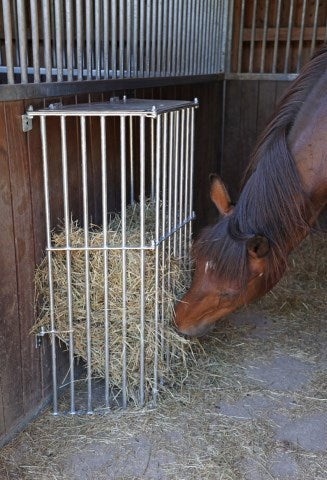 Abi producten hooiruif slowfeed plus voederbesparende ruif verzinkt