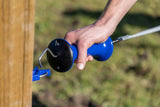 Ako producten poortgreep premium rvs blauw met veerbegrenzer - afbeelding 2