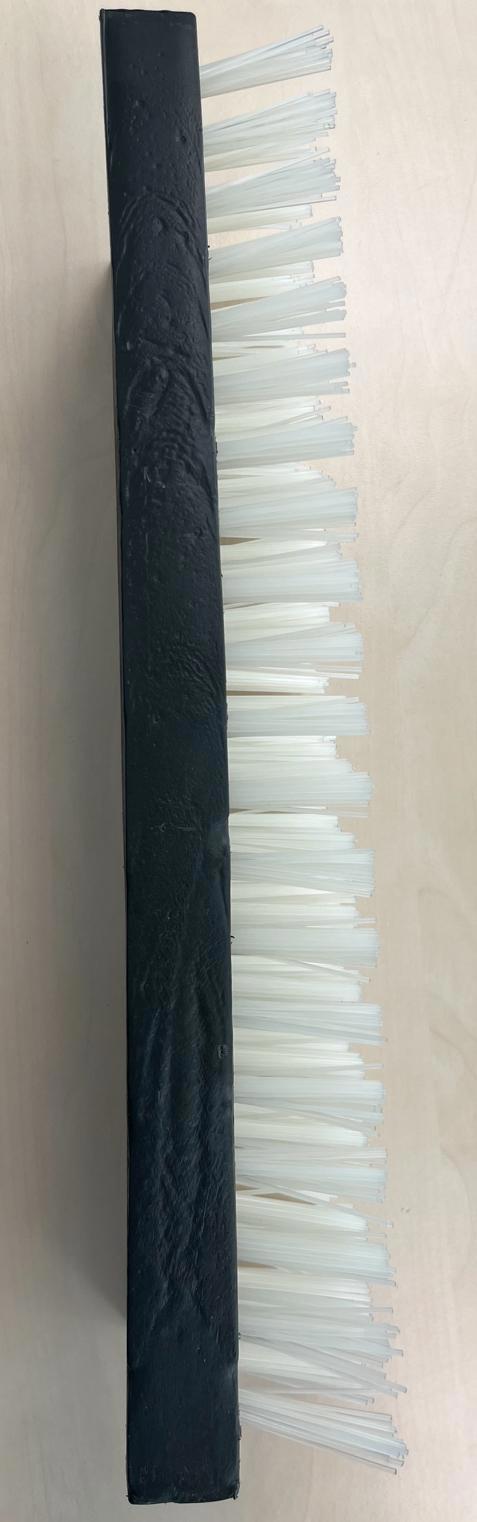 Producten kalverborstel nylon wit 45x15cm vulling 4cm