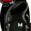 Flexi producten rollijn new classic band zwart m 5 meter tot 25kg