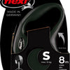 Flexi producten rollijn new classic koord zwart s 8 meter tot 12kg
