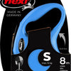 Flexi producten rollijn new classic koord blauw s 8 meter tot 12kg