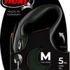 Flexi producten rollijn new classic koord zwart m 5 meter tot 20kg