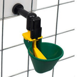 Olba producten kuiken drinkfles met drinkcup 1 l naturel incl beugel - afbeelding 2