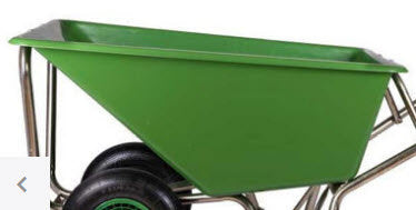 Mm producten kruiwagenbak 160liter poly