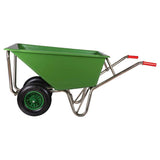 Mm producten kruiwagen 160liter poly verz onderstel ged 2 wiel 1 - afbeelding 2