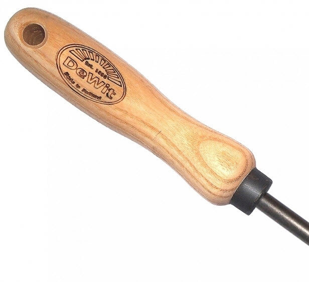 De wit producten aspergesteker met essen houten handvat van 140mm stardewitstar