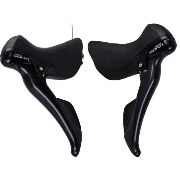 Shimano versteller- remhendelset 2 x 9 speed sora st-r3000 - zwart