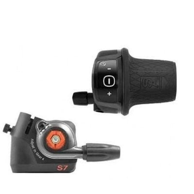 twist shifter voor Sram naafversnelling rechts 7S