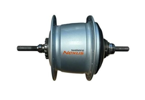 Shimano versnellingsnaaf nexus 8 sg-c6001 voor rollerbrakes velgrem - 36 gaats - zilver
