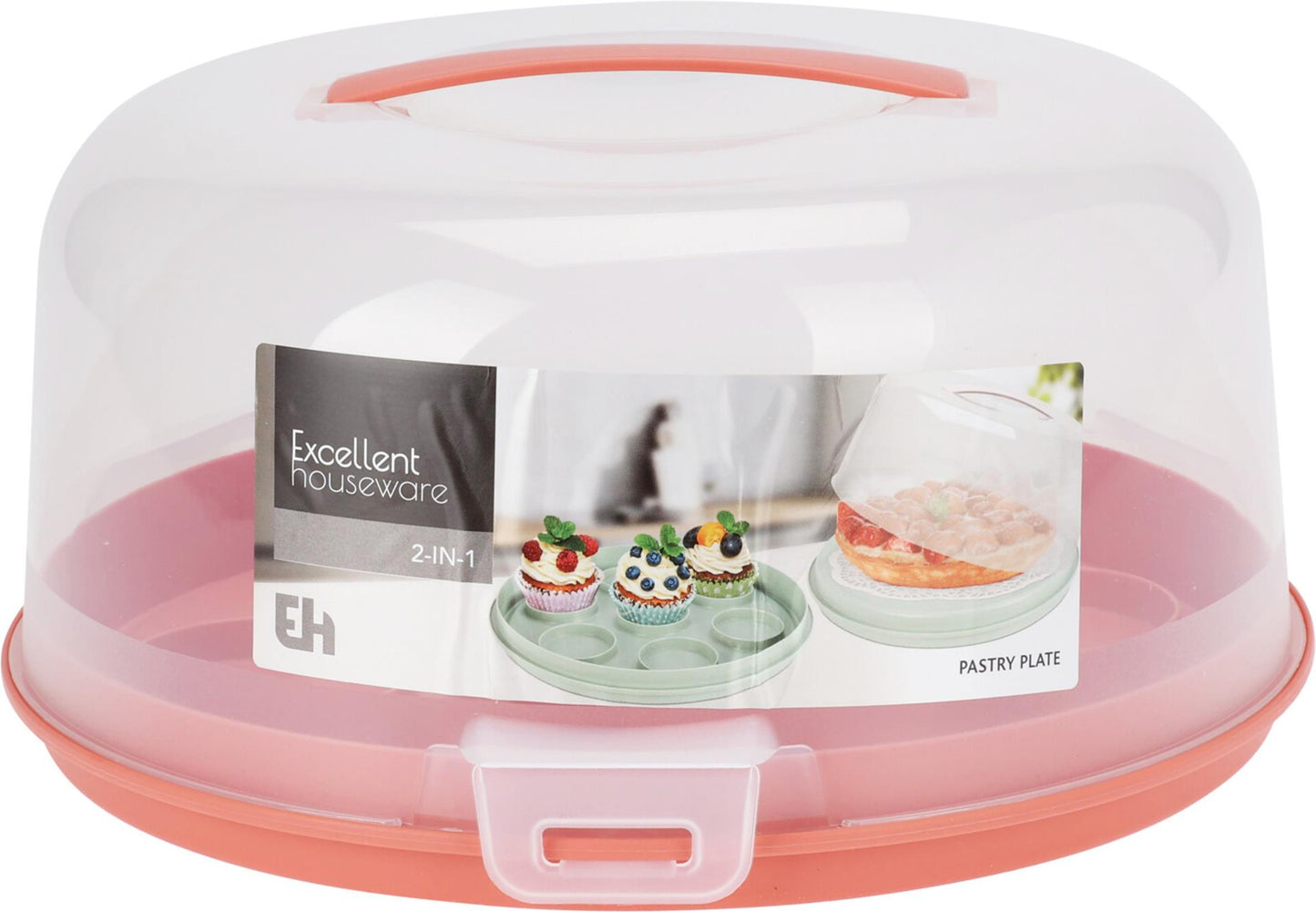 Excellent houseware taartplateau 2-in-1 kunststof