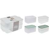 Excellent houseware voorraaddoos set a 2 voorraaddoos set a 2 - afbeelding 1