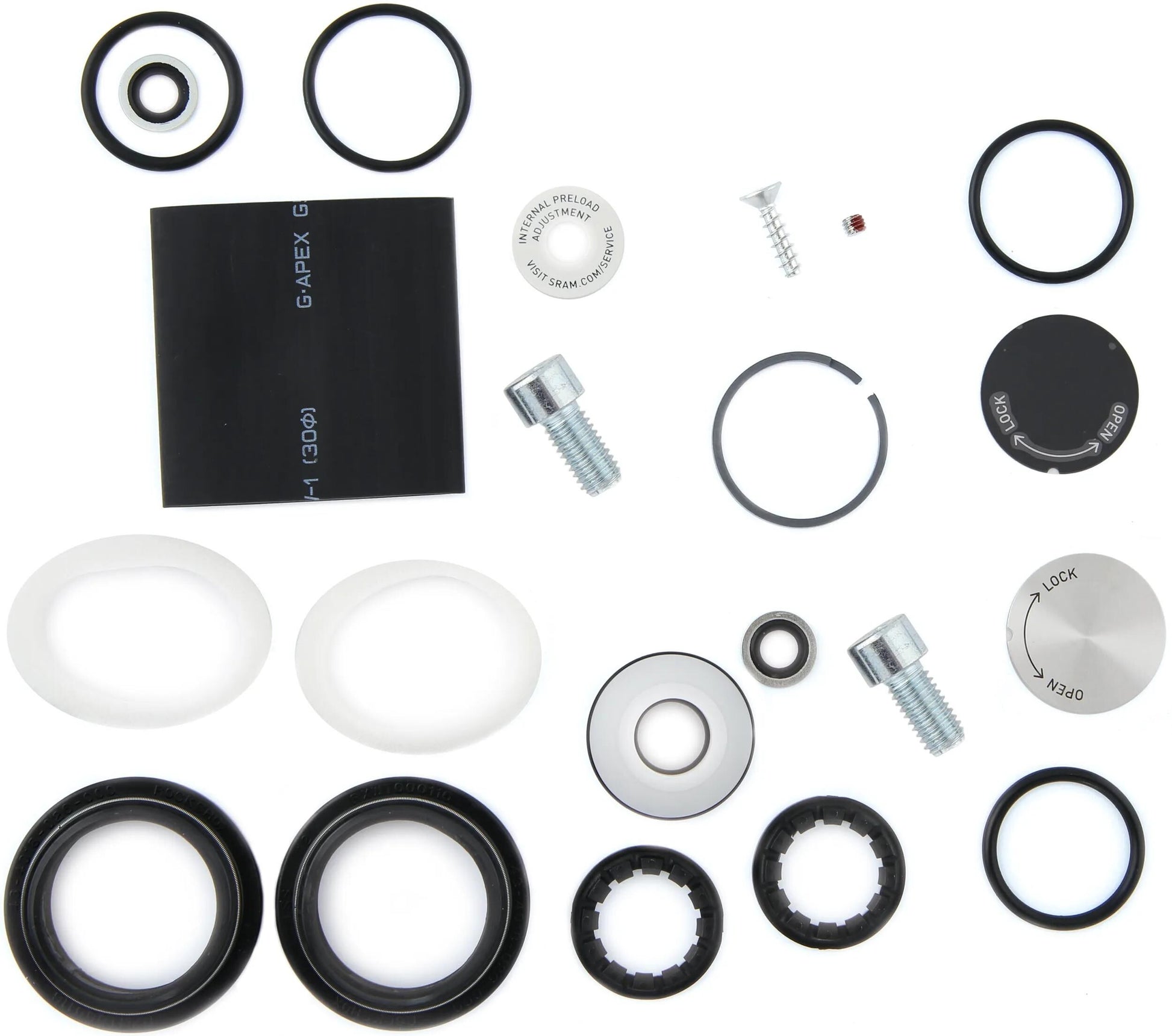 Rockshox service-kit full service kit rocksh. paragon steel spring