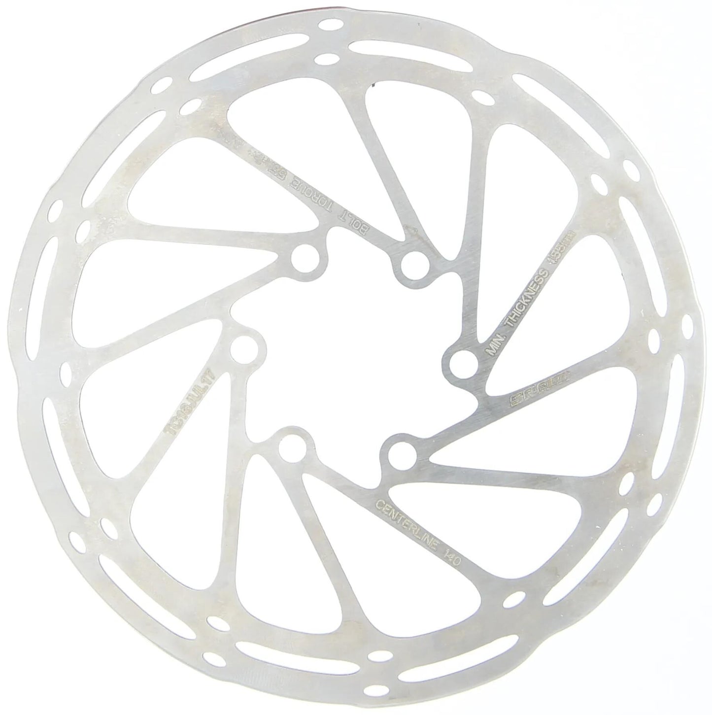 Sram remschijf centerline centerline brake rotors 140 mm rounded