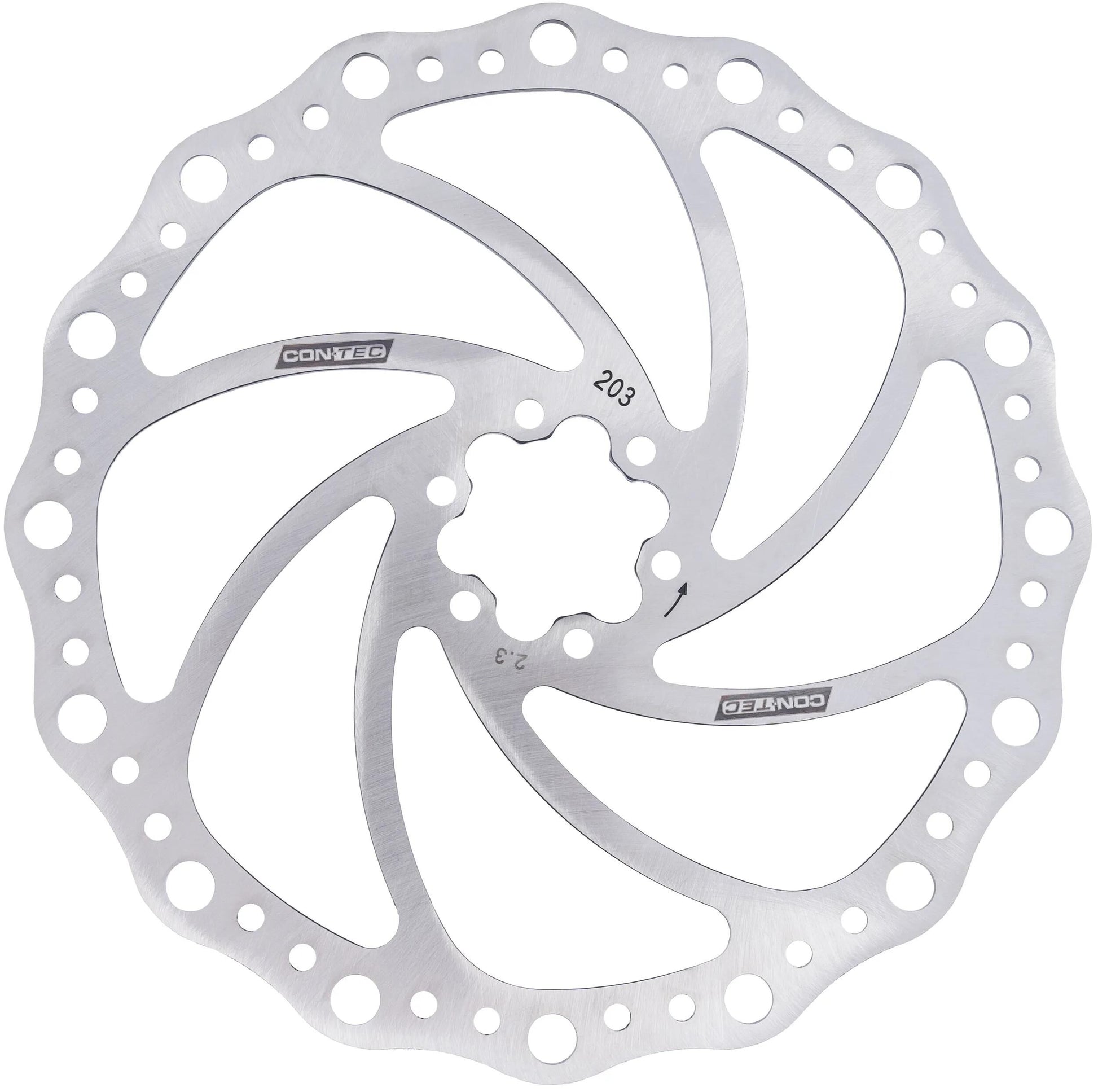 Contec remschijf cdr-et ct disc br. rotor cdr-et 203mm x 2,3mm 6-loch