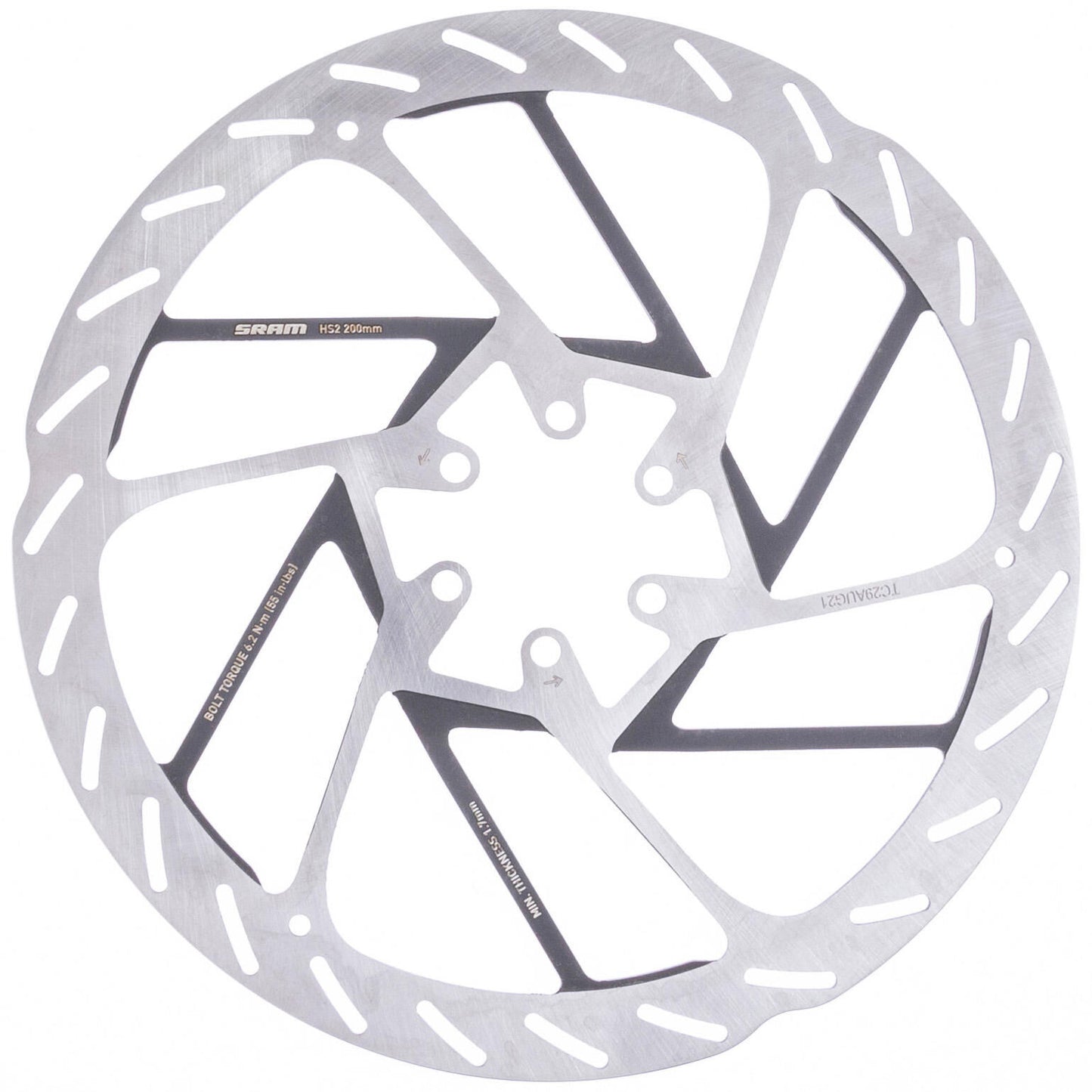 Sram remschijf hs2 disc brake hs2 6h 200mm