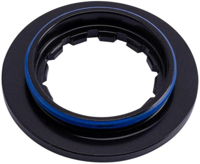 Shimano sluitring moer centerlock staal kartels binnenzijde tektro zwart