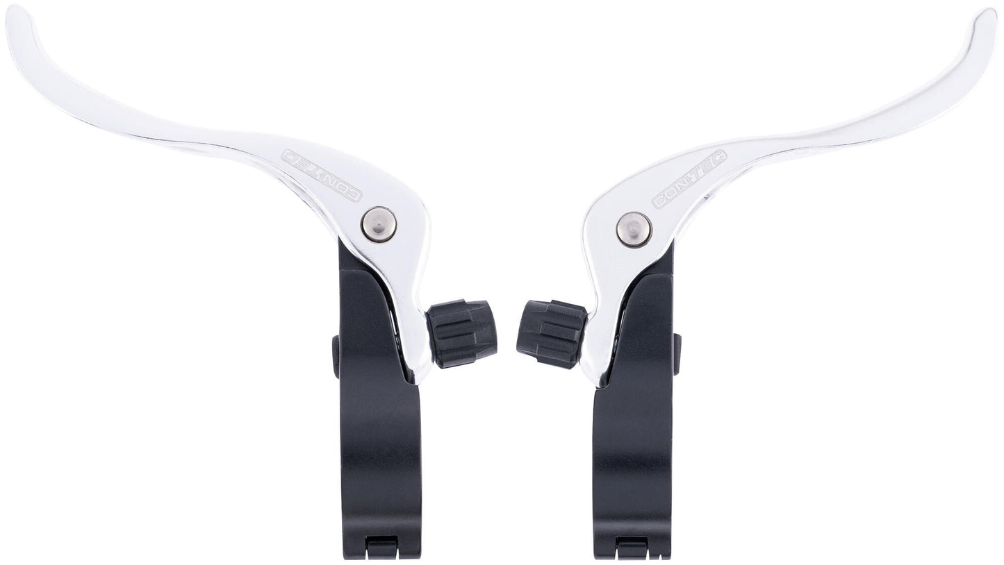 Contec aanvullende remgrepen bl-cx10 ct brakelever bl-cx10 set canti silver black