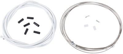 Contec bremszug-set stop+ ct brake cable set stop+ steel fr+rear compl white