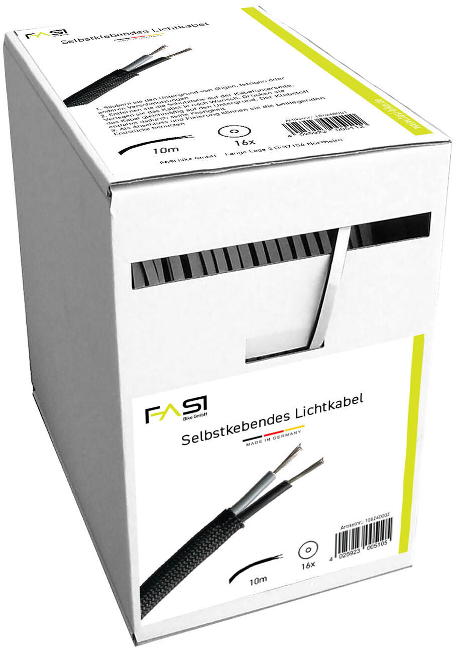 Fasi verlichtingskabel light cable 2.0 self-adhesive,10m roll