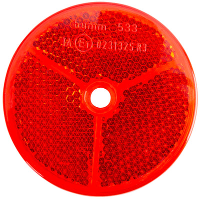 Busch + müller rückstrahler b m rear reflector plastic 61mm,red