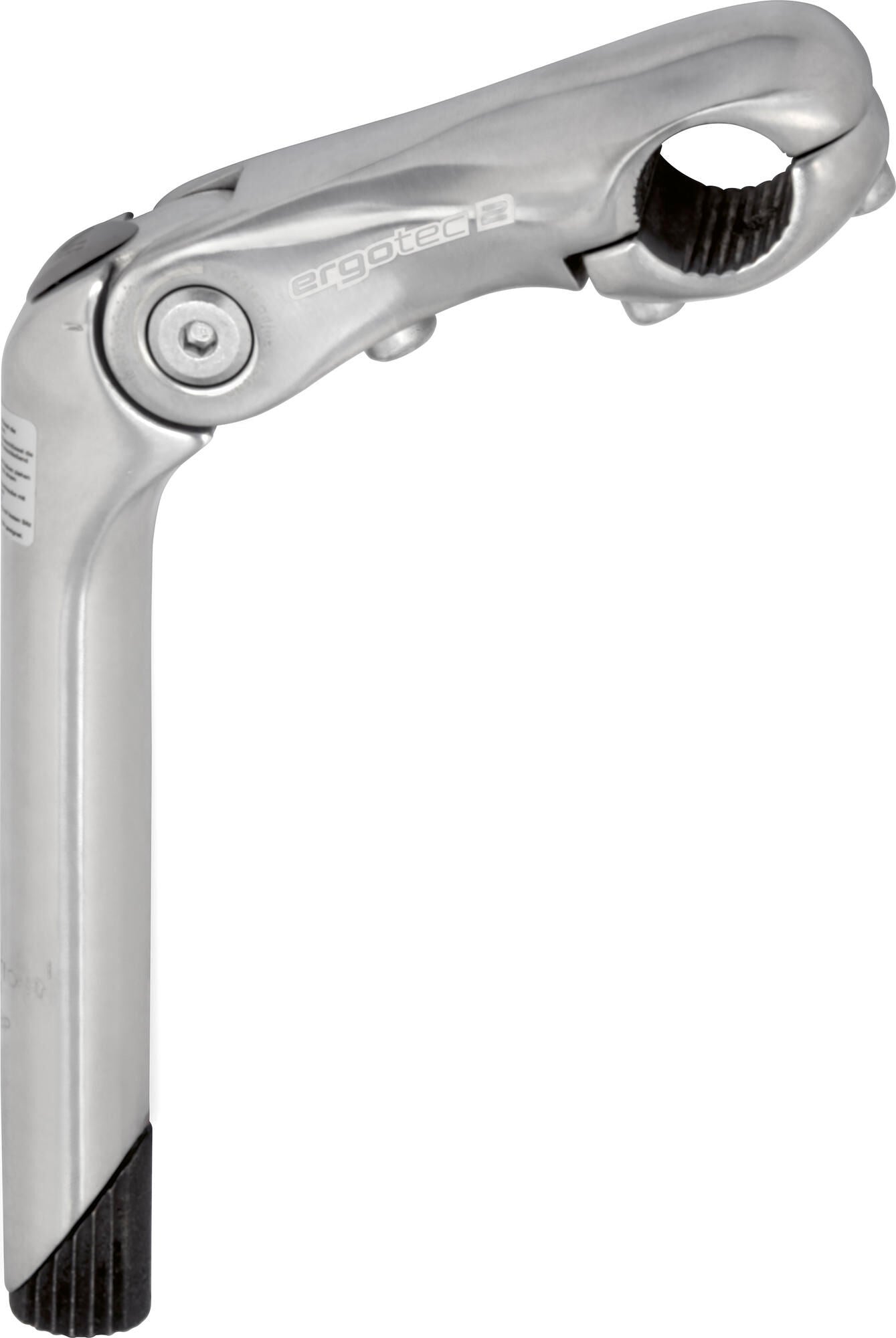 Ergotec stuurpen kobra vario stem cobra 25,4mm 110 180mm silver alu