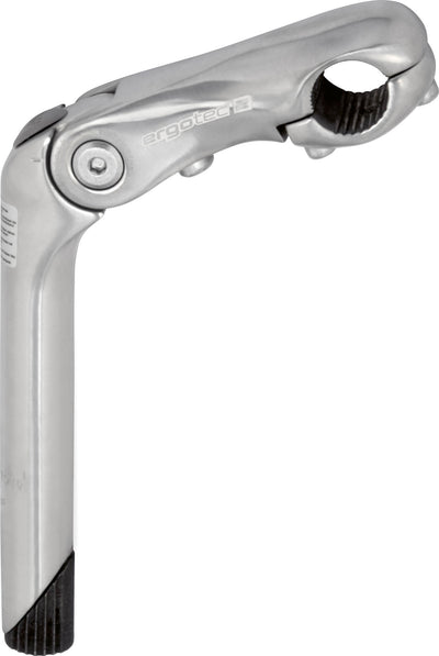 Ergotec stuurpen kobra vario stem cobra 25,4mm 110 180mm silver alu