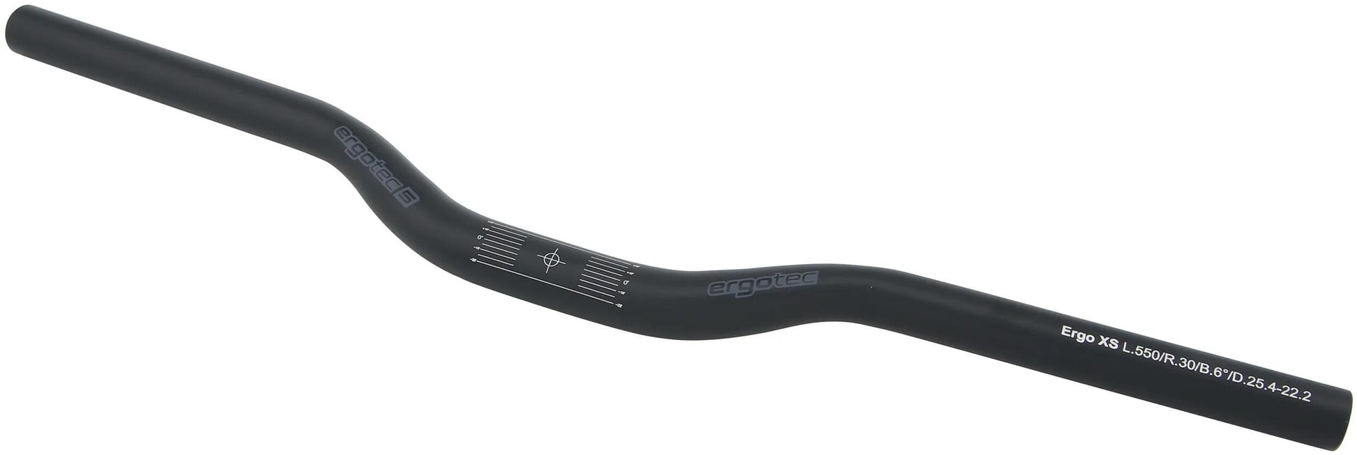 Ergotec stuur atb xl 25,4 630mm 14� mat zwart