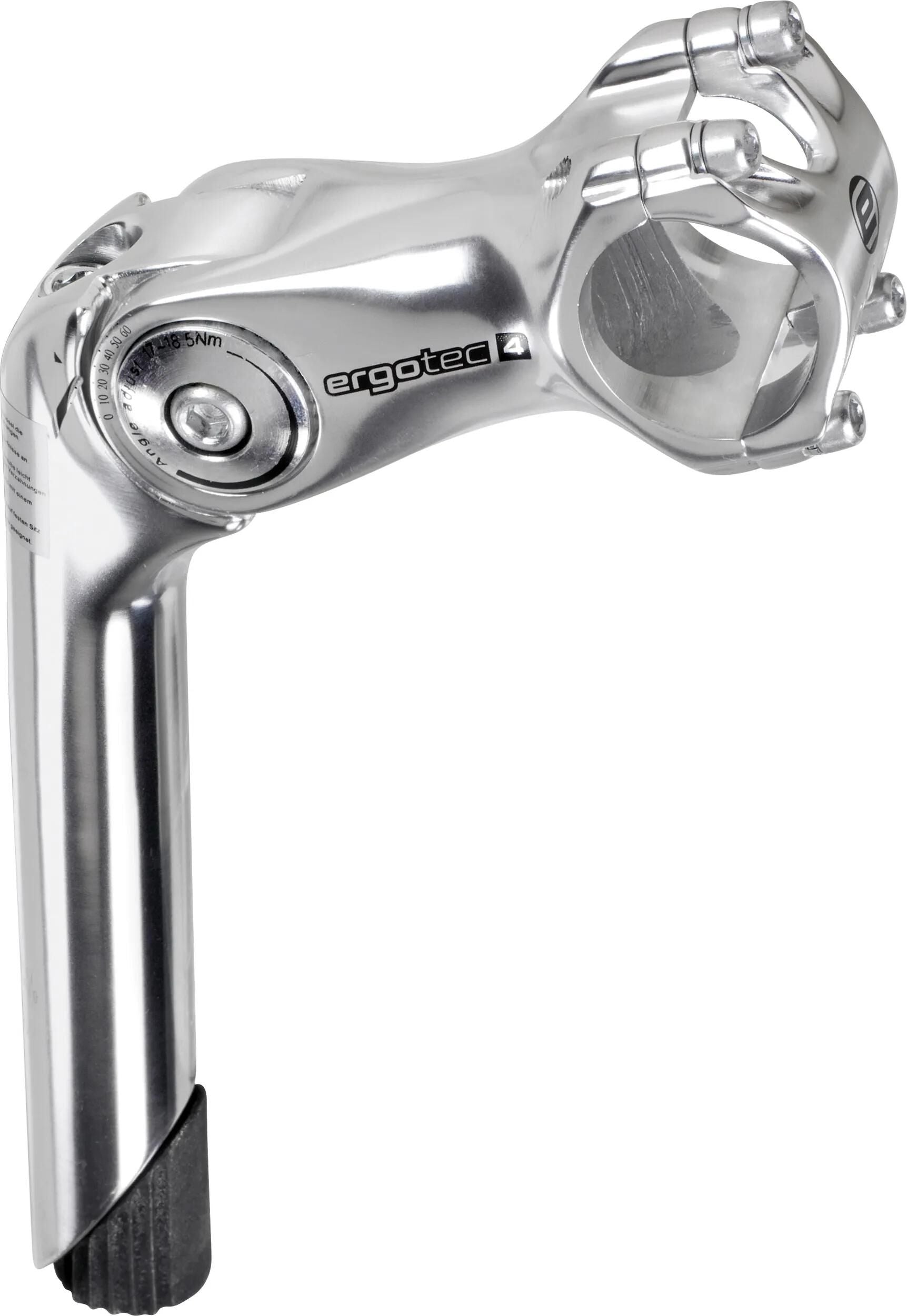 Ergotec stuurpen octopus 2 verstelbaar 31.8mm 110mm zilver