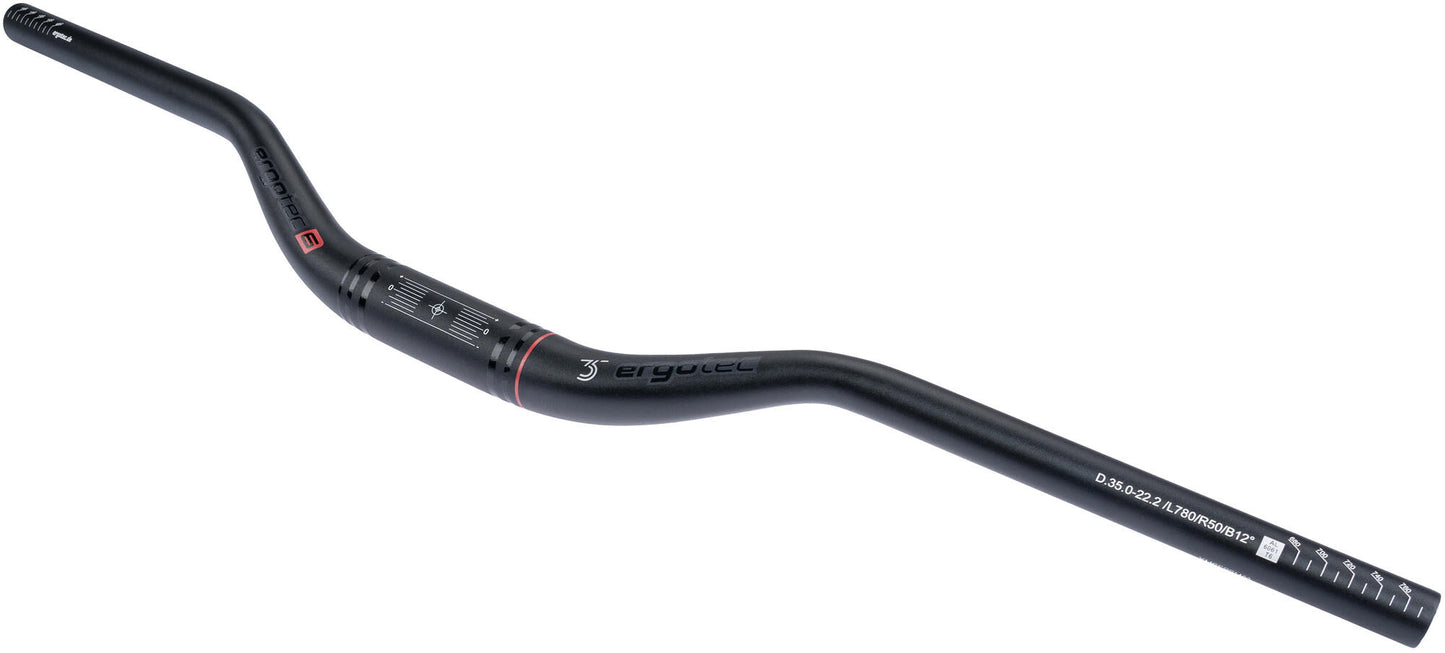 Stuur Ergotec Riser Bar ø35,0x780 - zwart