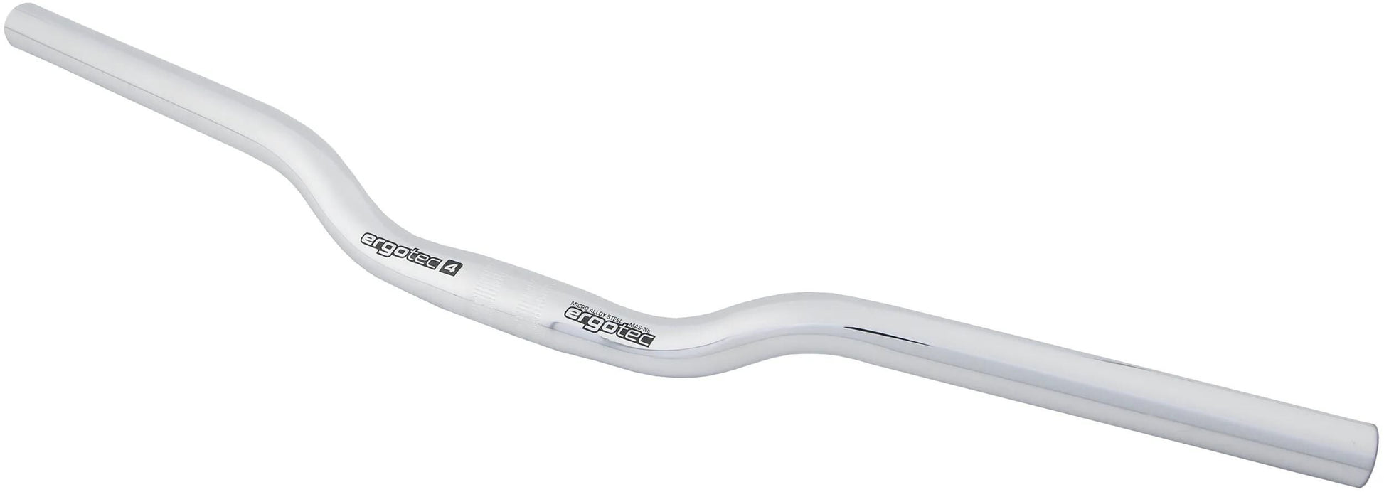 Ergotec stuur riser bar 30 25,4 - zilver